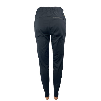 Alala Black Elastic Waist Drawstring Skinny Athletic Yoga Trousers Pants Size XS