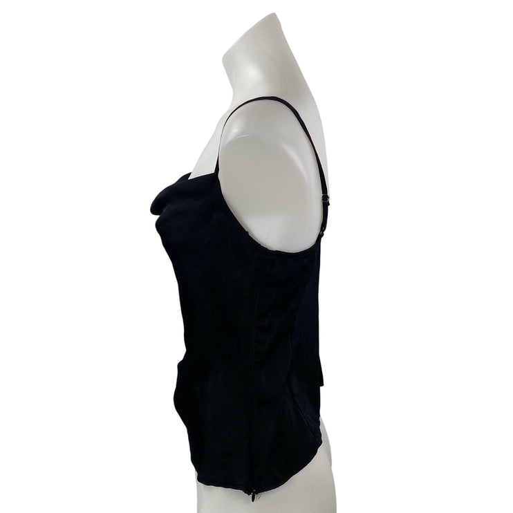 Urban Outfitters Women's Black Sleeveless Cowl Neck Cami Camisole Tank Top Sz M