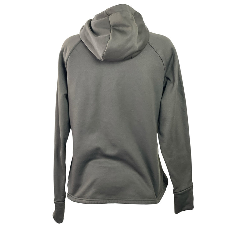 H&M Move Women's Dark Gray Mid Layer Hoodie Hooded Full Zip Coat Jacket Size L
