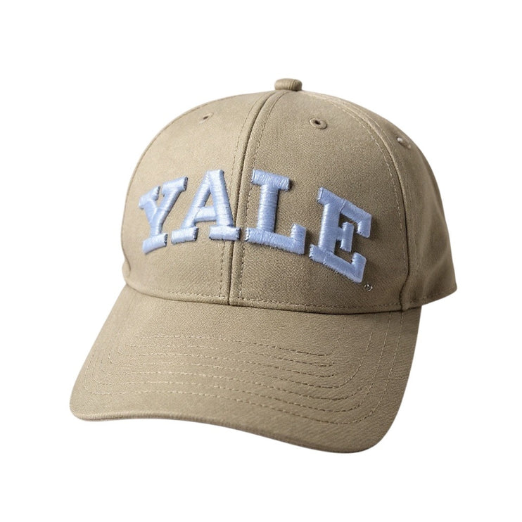 Yale University Bulldogs NCAA Primary Logo Beige Strapback baseball Cap Hat OS