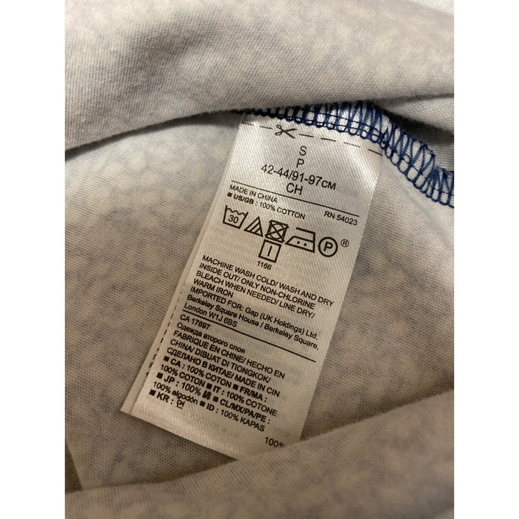 Banana Republic Men's Blue Floral Short Sleeve Golf Cotton Polo Shirt Top Size S