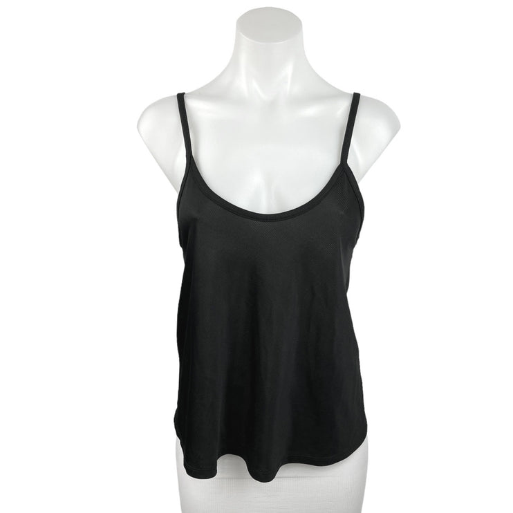 Zara Collection Black Sleeveless Scoop Neck Spaghetti Strap Cami Tank Top Size S