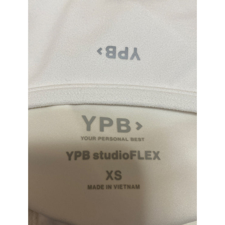 YPB Womens White Sleeveless Activewear Athletic Mini Romper A-line Tank Dress XS