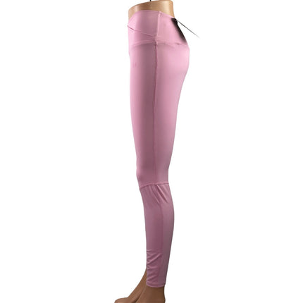 NEW MP Tempo Womens Pink Mid Rise Skinny Activewear Workout Leggings Pants Sz M