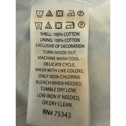 Joie Infant Baby Blue Gingham Checkered Embroidered Matching Dress Set Size 3-6M