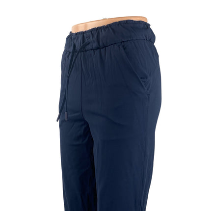 Lululemon Women's Blue High Rise Yoga Athletic Activewear Track Trousers Pants 0