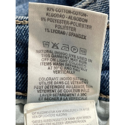 DL1961 Mara Straight Women's Blue Distressed High Waisted Denim Jeans Size 29