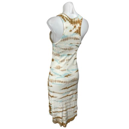 Young Fabulous & Broke Robbie Multicolor Tie Dye Sleeveless Tank Midi Dress S
