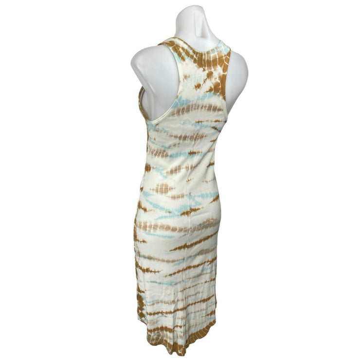 Young Fabulous & Broke Robbie Multicolor Tie Dye Sleeveless Tank Midi Dress S