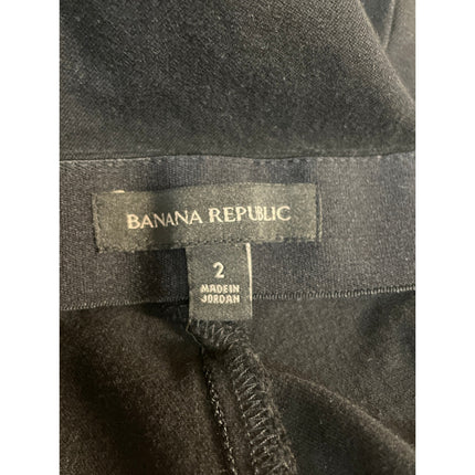 Banana Republic Black Sloan Skinny Yoga Gym Athletic Activewear Leggings Pants 2