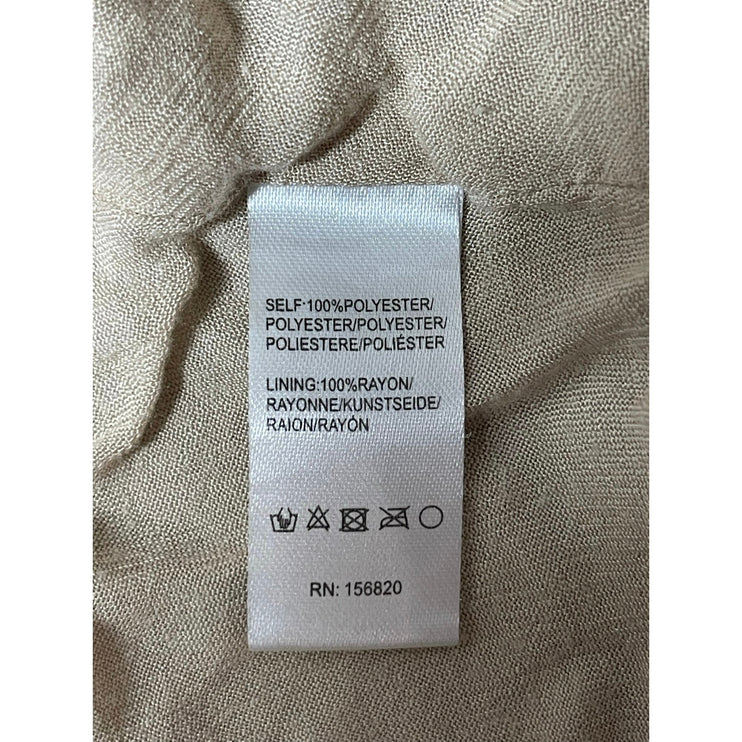 Allison Womens Multicolor Tie Dye Chiffon Asymmetric Ruffles Midi Wrap Skirt S/P