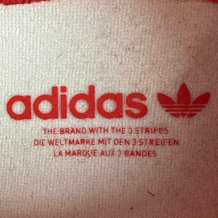 Adidas Forum 84 Men's White Red Low Top Lace Up Athletic Sneaker Shoes Size 8