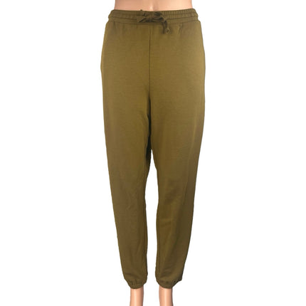 Madewell MWL Brown Tapered Leg High Rise Drawstring Trousers Jogger Pants Size M