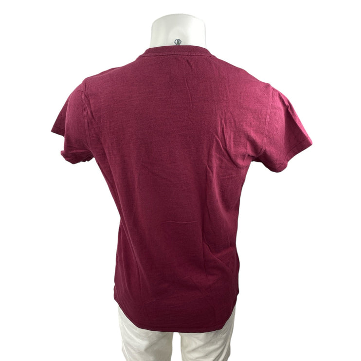 Aeropostale Men's Red Aero 87 Short Sleeve Crew Neck T Shirt Tee Top Size M