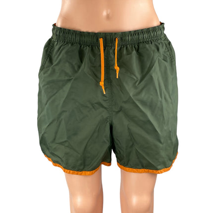 Nike Women's Green Drawstring Yoga Workout Running Athletic Mini Shorts Size L