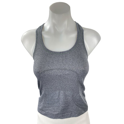Lululemon Swiftly Tech Gray Racerback Yoga Gym Activewear Athletic Tank Top Sz 4