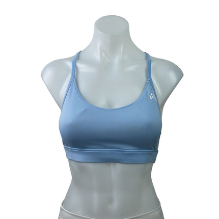 Oner Active Everyday Blue Racerback Workout Active Sports Bra Crop Tank Top S/M
