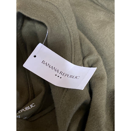 NEW Banana Republic Women's Olive Green Long Sleeve Crew Neck T Shirt Tee Top S