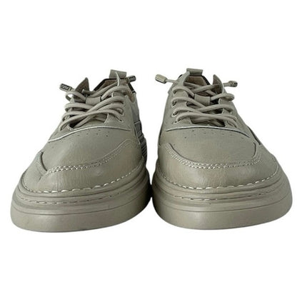 Best Classic Men's White Round Toe Low Top Lace Up Casual Sneakers Shoes Sz 44