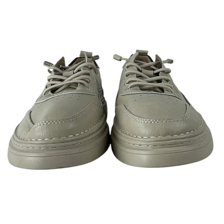 Best Classic Men's White Round Toe Low Top Lace Up Casual Sneakers Shoes Sz 44