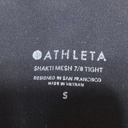 Athleta Womens Black High Waist Skinny Athletic Yoga Activewear Leggings Pants S