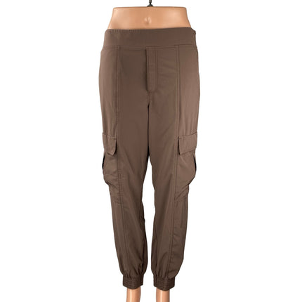 Athleta Chelsea Womens Brown High Rise Outdoor Utility Jogger Sweat Pants Size 8