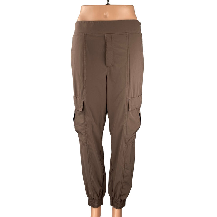 Athleta Chelsea Womens Brown High Rise Outdoor Utility Jogger Sweat Pants Size 8