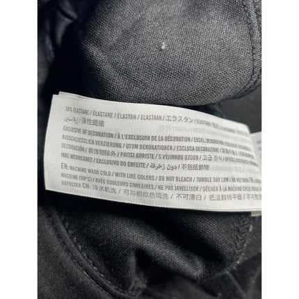 Abercrombie & Fitch Black Faux Vegan Leather High Rise Skinny Trousers Pants 25