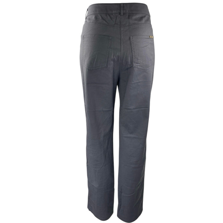 St. John Women's Black High Waisted Flared Bootcut Trousers Dress Pants Size 6