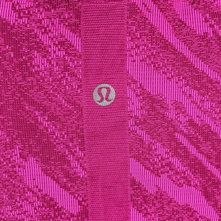 Lululemon Swiftly Tech 2.0 Pink Camo Short Sleeve Athletic T Shirt Tee Top S-M