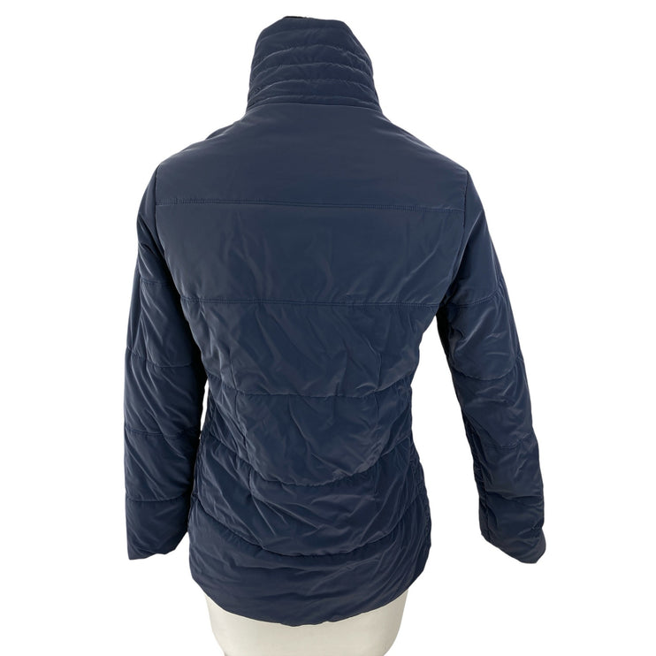 Monte Carlo Women's Navy Blue Long Sleeve Puffer Quilter Coat Jacket Size M