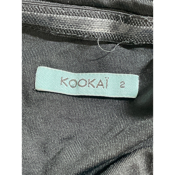 Kookai Women's Black Sleeveless Sweetheart Strapless Tube Bandeau Blouse Top 2