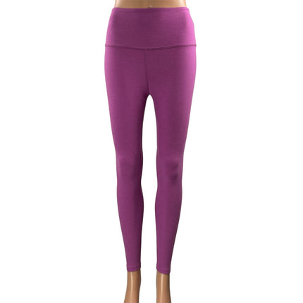 Beyond Yoga Women's Pink High Rise Workout Gym Athletic Leggings Pants Size M