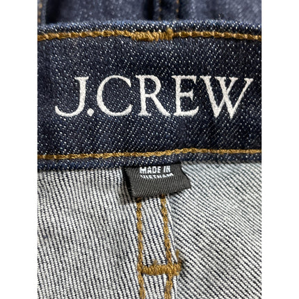 J. Crew Vintage Women's Blue High Waisted Slim Straight Leg Denim Jeans Pants 28
