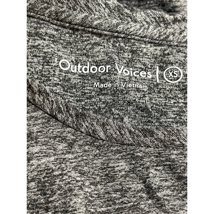 Outdoor Voices Gray High Neck Sleeveless  Yoga Activewear Athletic Tank Top XS