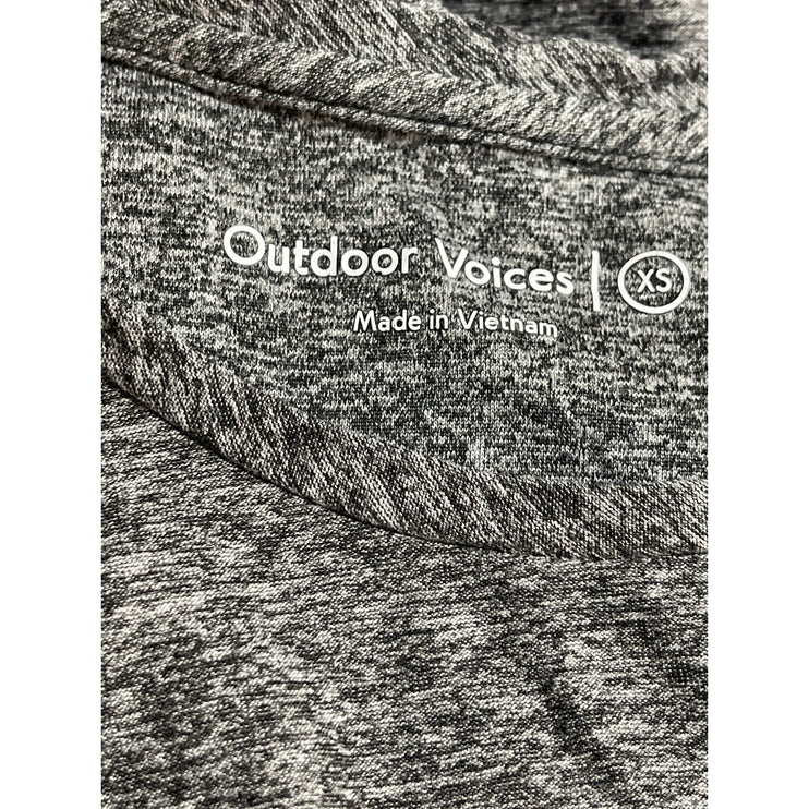 Outdoor Voices Gray High Neck Sleeveless  Yoga Activewear Athletic Tank Top XS