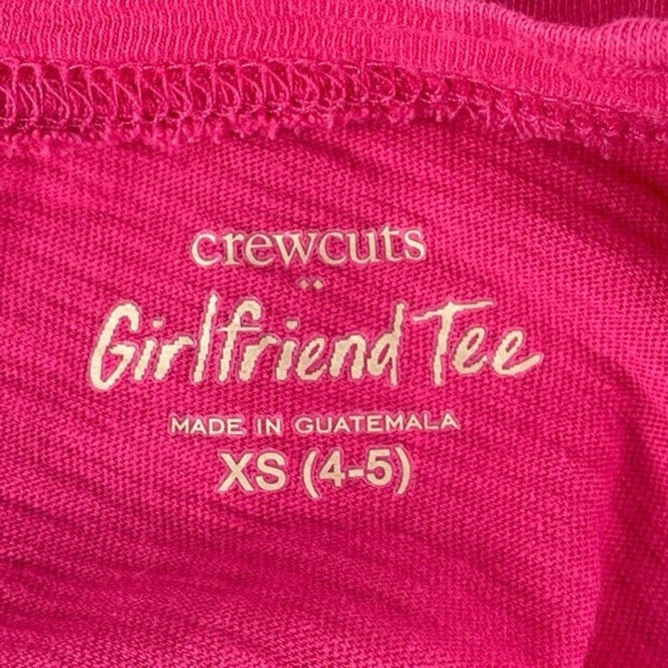 Lot of 5 Crewcuts Kids Multicolor Crewneck Graphic Cotton Tee T-shirt Top 4-5Y