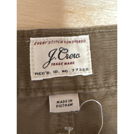 J.Crew 770 Men's Tan Corduroy Straight Fit Trousers Chino Khaki Pants Size 33x30