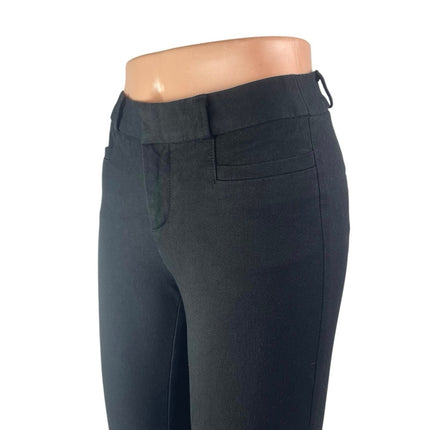 Banana Republic Sloan Women's Black Mid Rise Skinny Crop Trousers Pants Size 00