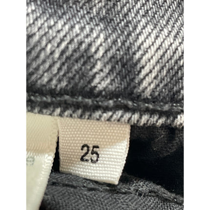 Rag & Bone Women's Black Washed High Rise Flared Bootcut Denim Jeans Size 25