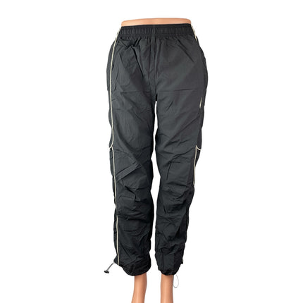 Urban Outfitters BDG Black Cargo Parachute Athletic Activewear Trousers Pants XS