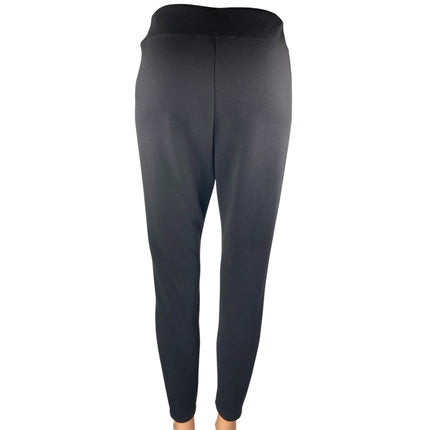 AX Armani Exchange Women's Black Logo High Rise Leggings Sweat Pants Size S