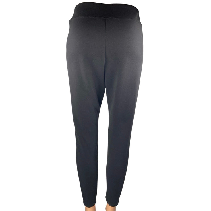 AX Armani Exchange Women's Black Logo High Rise Leggings Sweat Pants Size S