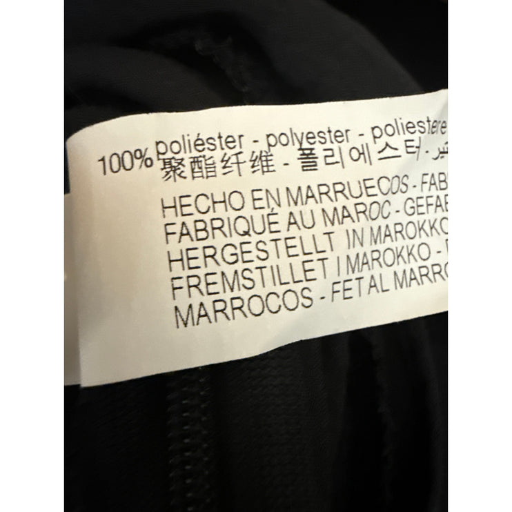 Zara Women's Black Bell Sleeves V Neck Twist Front Cropped Blouse Top Size XS