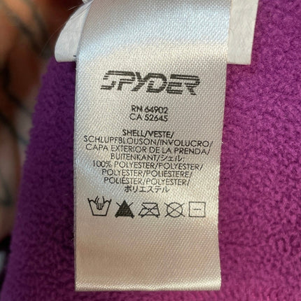 Spyder Endure Core Purple Mock Neck Long Sleeve Sweatshirt Sweater Jacket Top S