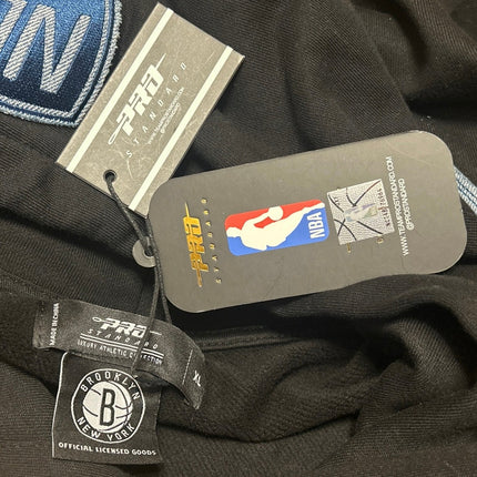 NEW PRO Standard Black NBA Basketball Brooklyn Nets Hoodie Hooded Sweatshirt XL