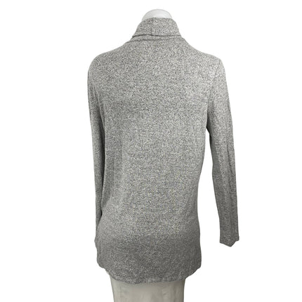 Forever 21 Women's Gray Long Sleeve Turtleneck Knit Cozy Slit Sweater Top Size S