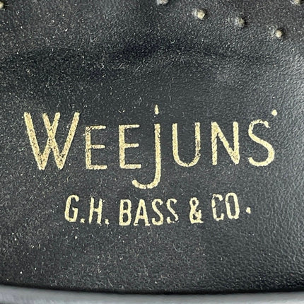 G.H. Bass Weejuns Layton Kiltie Mens Black Leather Tassels Flat Loafer Shoes 9.5