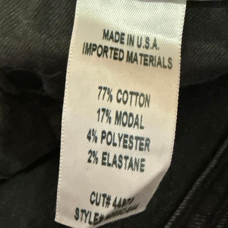 Agolde Women's Black Washed Raw Hem Stretch Casual Skinny Denim Jeans Size 27