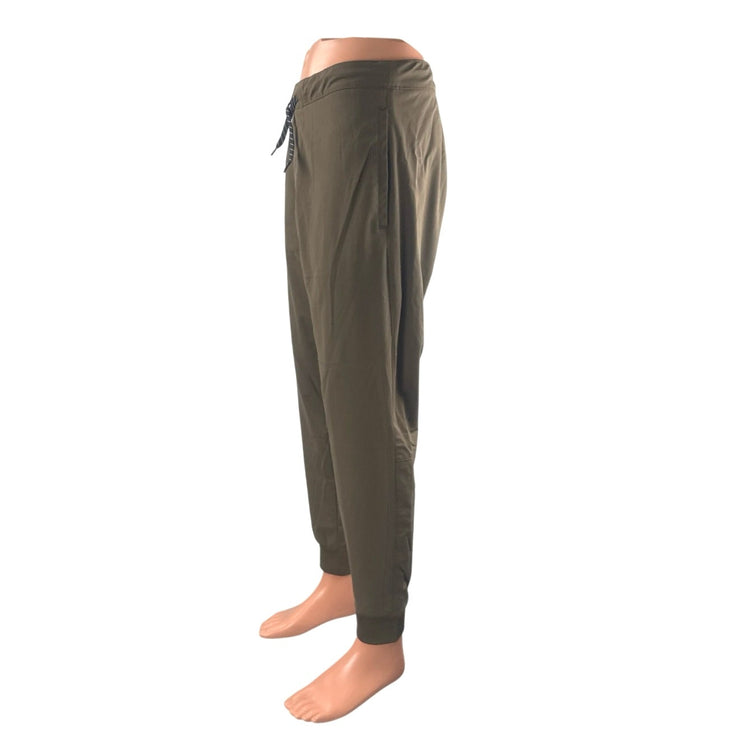 Project Raw Men's Green High Rise Tapered Track Jogger Trousers Sweat Pants Sz L